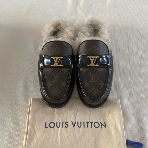 Louis Vuitton Major Open Back Loafers - Picture 1 of 13